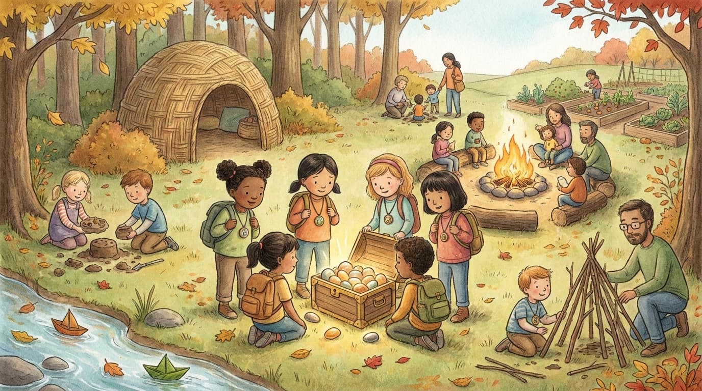 Jardincito de la Barra — Primer encuentro Forest School
