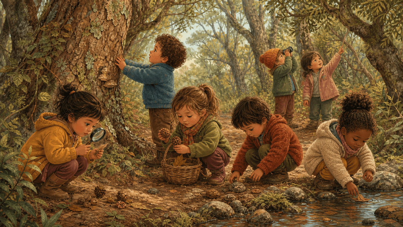 Descubriendo lo que el bosque nos regala