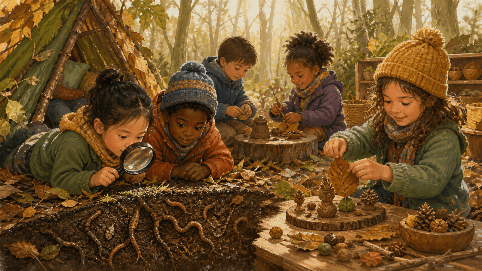 Relatos y labores: casa de niños
